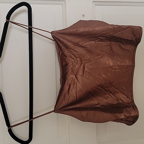 Metallic brown top - Picture 3 of 4